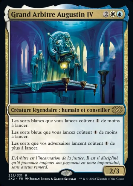 Grand Arbitre Augustin IV, carte Magic 2X2 221 — extension Double Masters 2022