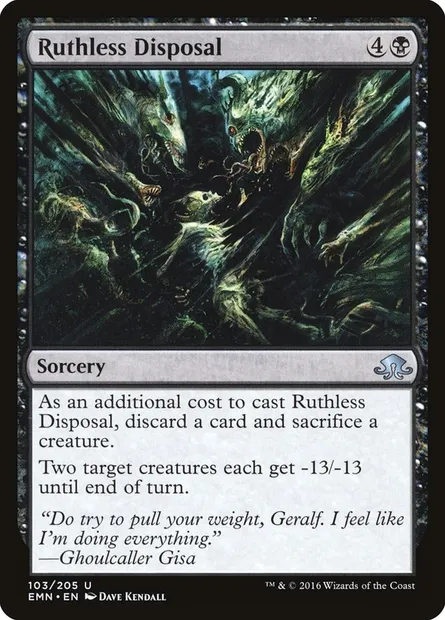 Ruthless Disposal, Magic card EMN 103 — Eldritch Moon set