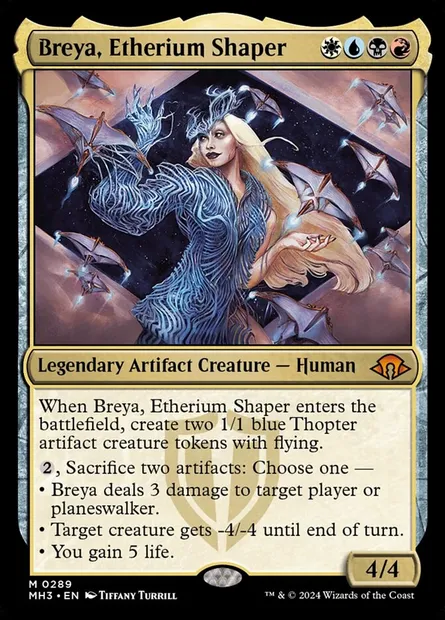 Breya, Etherium Shaper, Magic card MH3 289 — Modern Horizons 3 set