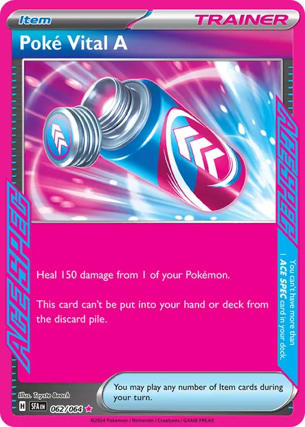 Poké Vital A, Pokémon card SFA 062 — Shrouded Fable set