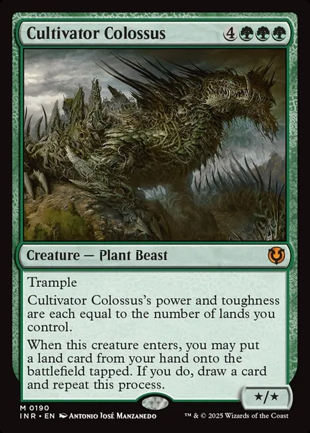 Cultivator Colossus, Magic card INR 190 — Innistrad Remastered set