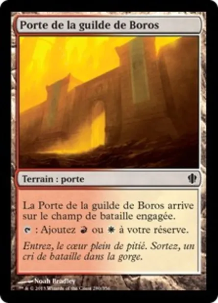 Porte de la guilde de Boros, carte Magic C13 280 — extension Commander 2013