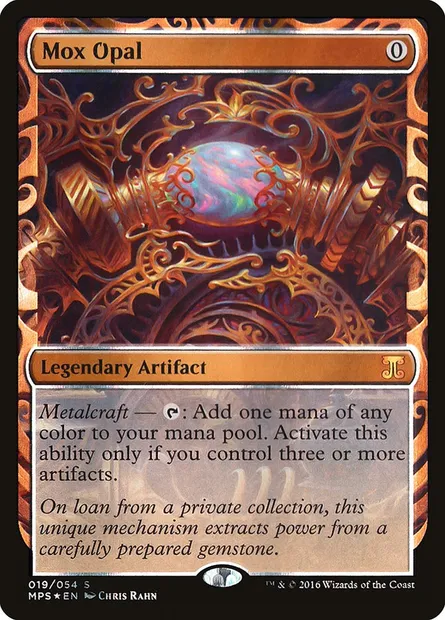 Mox Opal, Magic card MPS 19 — Kaladesh Inventions set