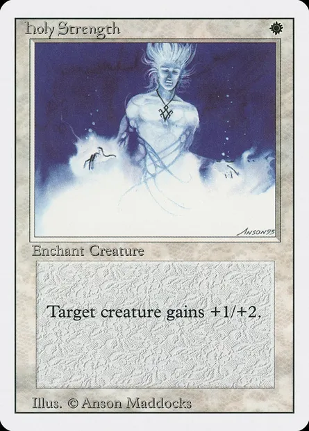 Holy Strength, Magic card 3ED 24 — Revised Edition set