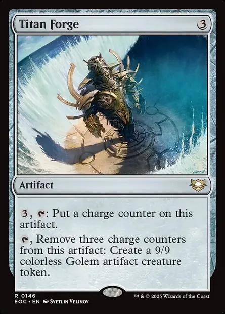 Titan Forge, Magic card EOC 146 — Edge of Eternities Commander set