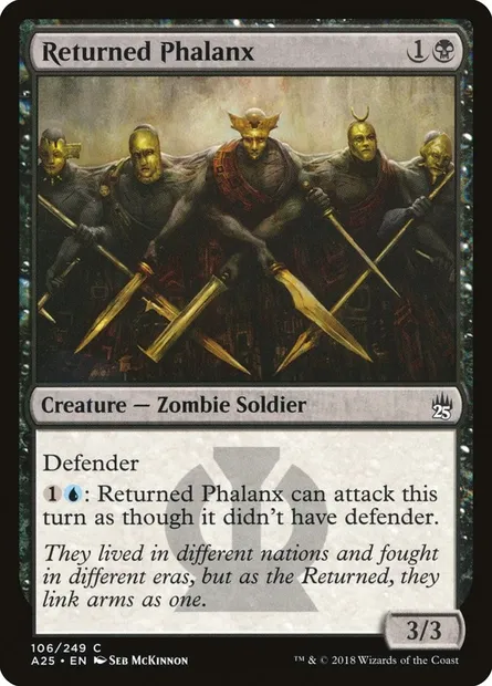 Returned Phalanx, Magic card A25 106 — Masters 25 set
