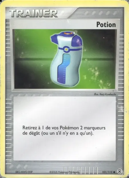 Potion, carte Pokémon RG 101 — extension EX Rouge Feu & Vert Feuille