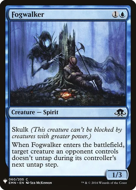 Marcheur des brumes, carte Magic PLST EMN-60 — extension The List