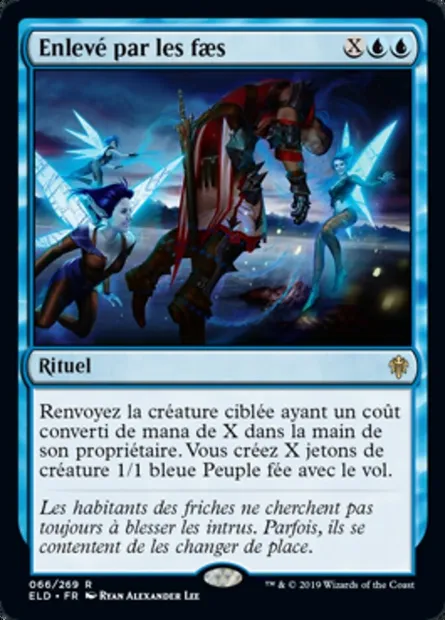 Enlevé par les faes, carte Magic ELD 66 — extension Throne of Eldraine