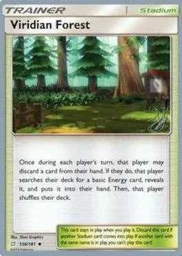 Forêt de Jade, carte Pokémon WCD19 156 — extension World Championship Decks 2019