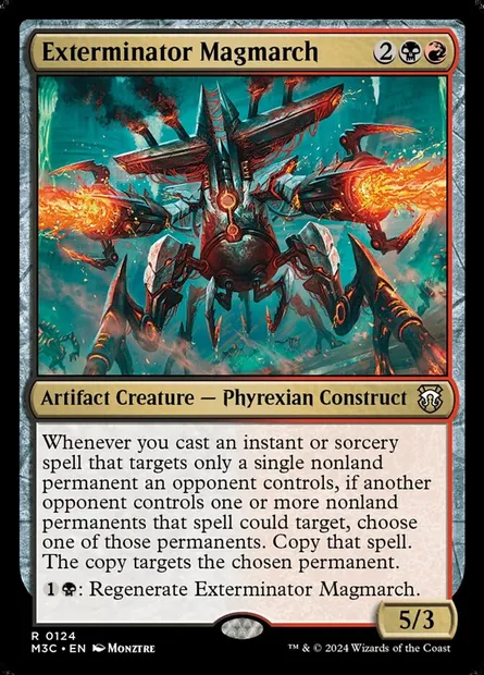 Exterminator Magmarch, Magic card M3C 124 — Modern Horizons 3 Commander set