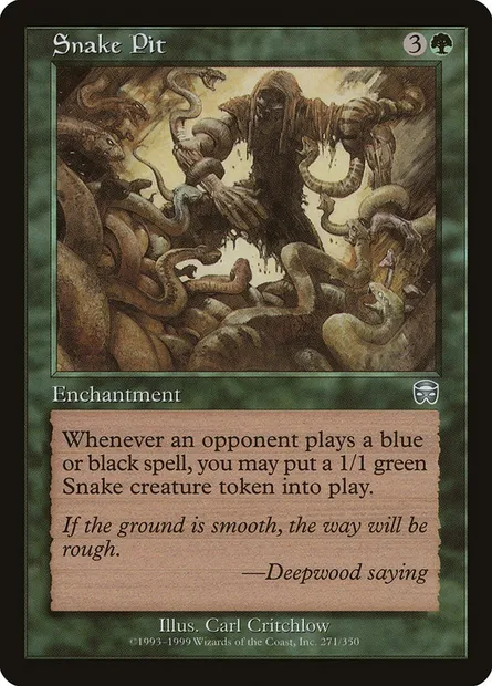 Snake Pit, Magic card MMQ 271 — Mercadian Masques set