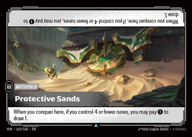 Protective Sands, Riftbound card VEN 162 — Vendetta set