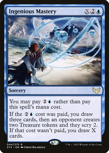 Ingenious Mastery, Magic card STX 44 — Strixhaven: School of Mages set