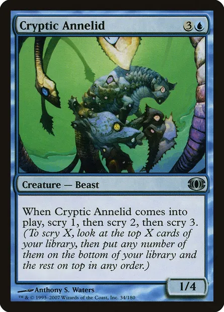 Annélide cryptique, carte Magic FUT 34 — extension Vision de l'Avenir