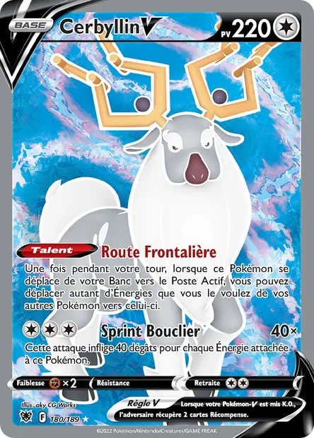 Cerbyllin V, carte Pokémon ASR 180 — extension Astres Radieux