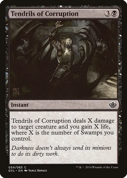 Tendrils of Corruption, Magic card GVL 54 — Duel Decks Anthology: Garruk vs. Liliana set
