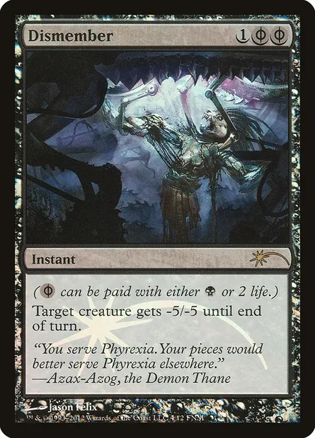 Dismember, Magic card F12 4 — Friday Night Magic 2012 set