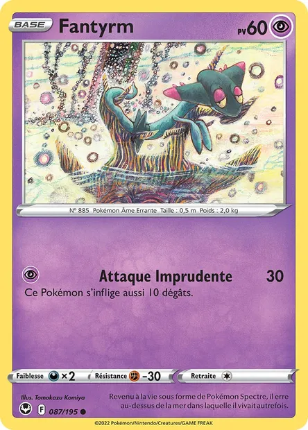 Fantyrm, carte Pokémon SIT 087 — extension Tempête Argentée