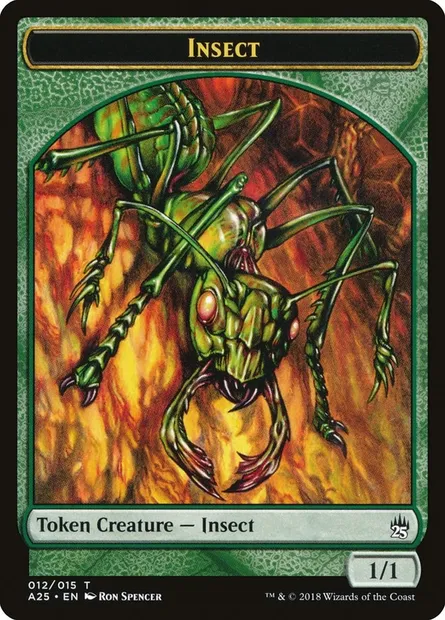 Insect, Magic card TA25 12 — Masters 25 Tokens set