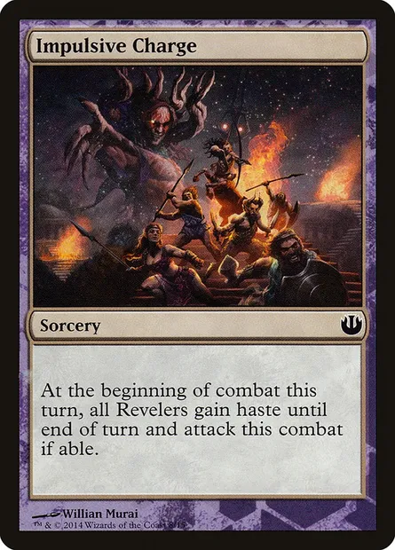 Impulsive Charge, Magic card TDAG 8 — Defeat a God set