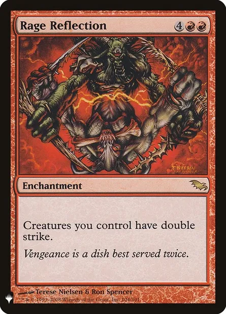 Rage Reflection, Magic card PLST SHM-104 — The List set