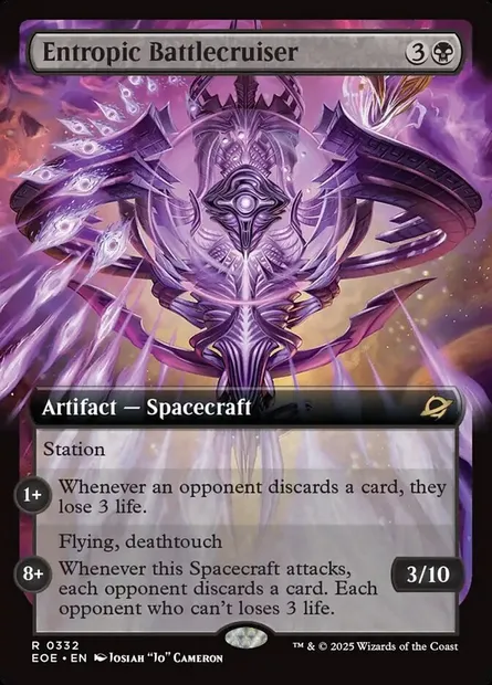 Entropic Battlecruiser, Magic card EOE 332 — Edge of Eternities set