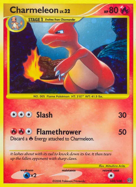 Charmeleon, Pokémon card SF 102 — Stormfront set