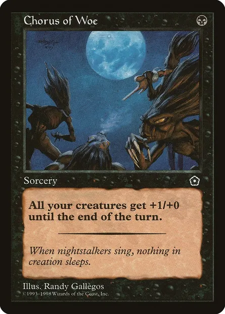 Chorus of Woe, Magic card P02 65 — Portal Second Age set