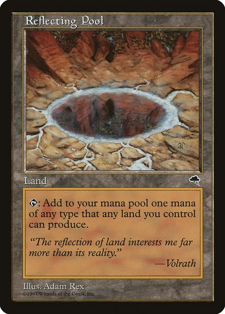 Reflecting Pool, Magic card TMP 322 — Tempest set