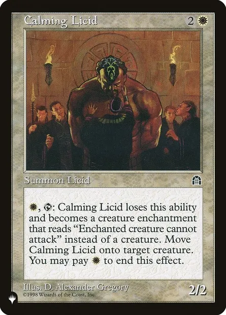 Calming Licid, Magic card PLST STH-2 — The List set