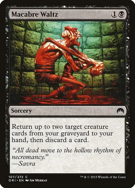 Macabre Waltz, Magic card ORI 107 — Magic Origins set