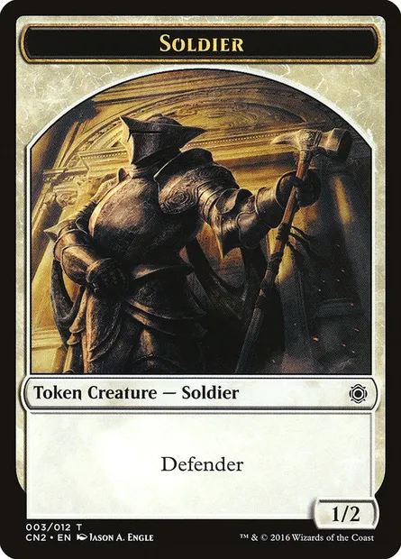 Soldier, Magic card TCN2 3 — Conspiracy: Take the Crown Tokens set