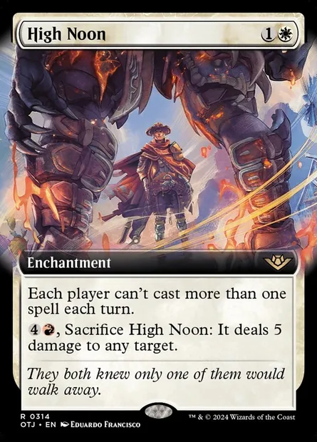 High Noon, Magic card OTJ 314 — Outlaws of Thunder Junction set