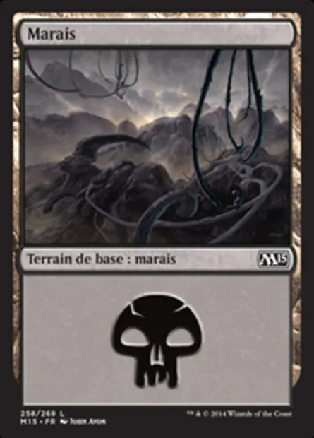 Marais, carte Magic M15 258 — extension Magic 2015