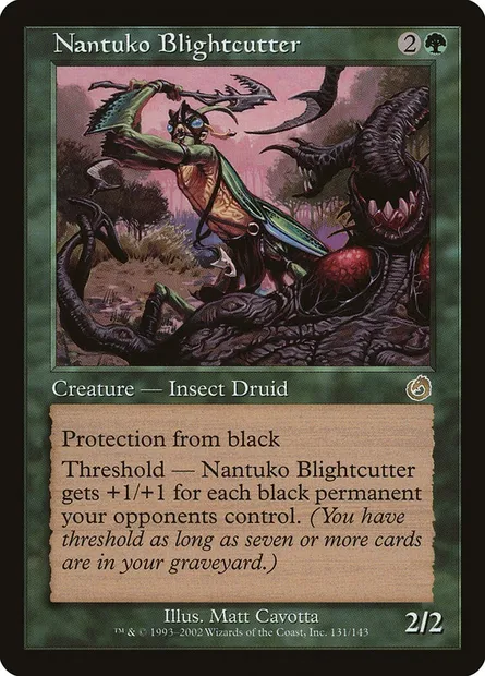 Nantuko Blightcutter, Magic card TOR 131 — Torment set