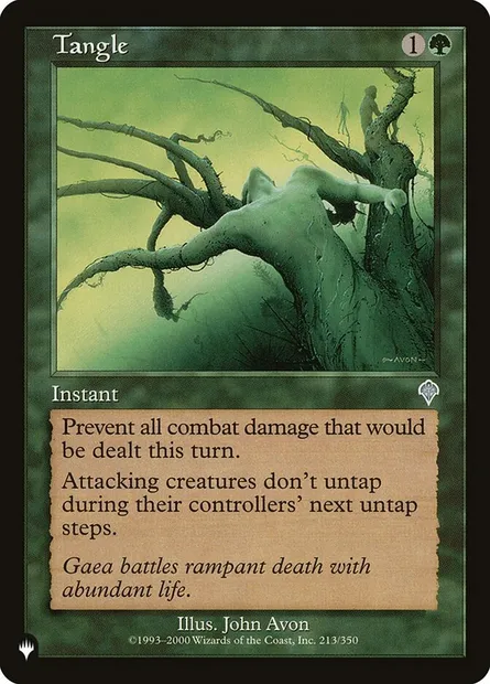 Enchevêtrement, carte Magic PLST INV-213 — extension The List