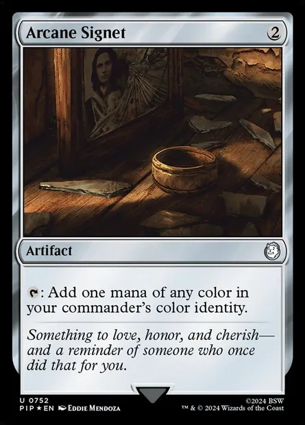 Arcane Signet, Magic card PIP 752 — Fallout set