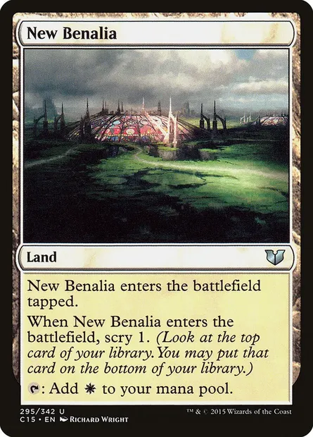 New Benalia, Magic card C15 295 — Commander 2015 set