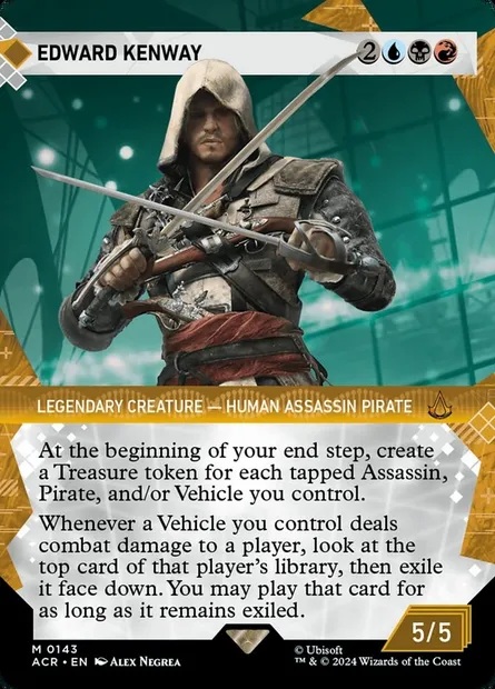 Edward Kenway, Magic card ACR 143 — Assassin's Creed set