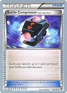 Battle Compressor, Pokémon card WCD15 092-2 — World Championship Decks 2015 set