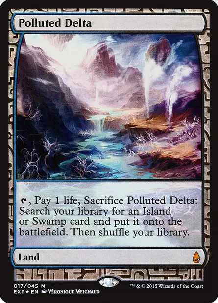 Polluted Delta, Magic card EXP 17 — Zendikar Expeditions set