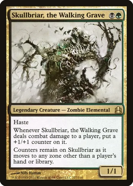 Skullbriar, the Walking Grave, Magic card CMD 227 — Commander 2011 set