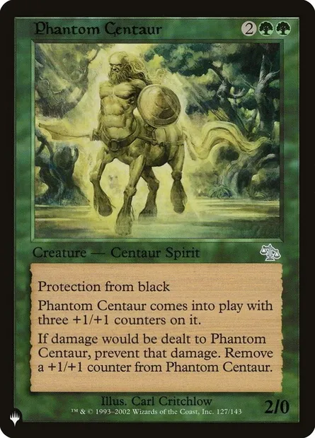 Centaure fantomatique, carte Magic PLST JUD-127† — extension The List