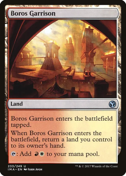 Boros Garrison, Magic card IMA 233 — Iconic Masters set