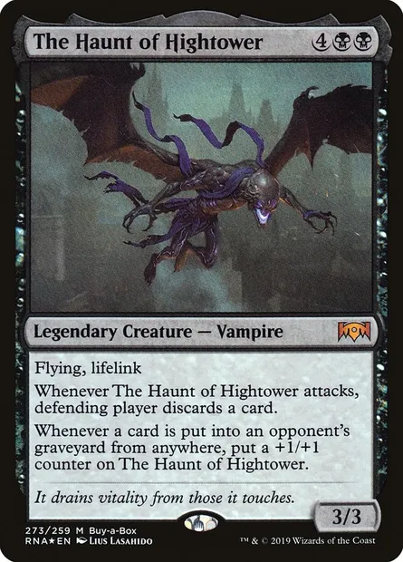The Haunt of Hightower, Magic card RNA 273 — Ravnica Allegiance set