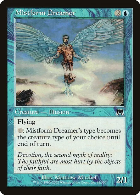 Mistform Dreamer, Magic card ONS 93 — Onslaught set