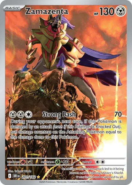 Zamazenta, Pokémon card DRI 201 — Destined Rivals set
