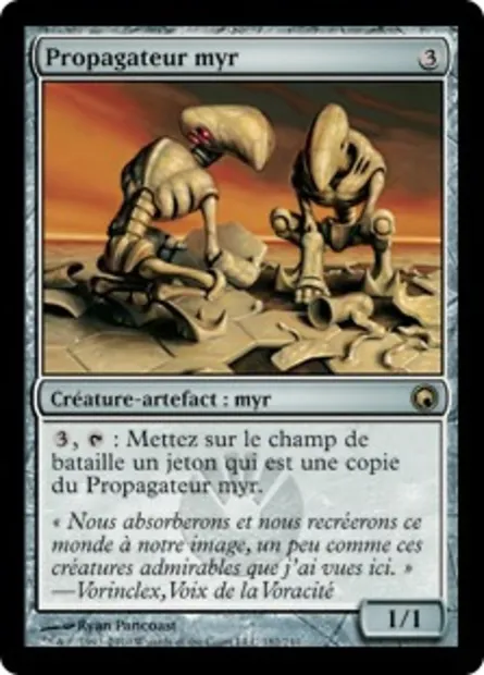 Propagateur myr, carte Magic SOM 182 — extension Cicatrices de Mirrodin