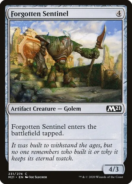 Forgotten Sentinel, Magic card M21 231 — Core Set 2021 set